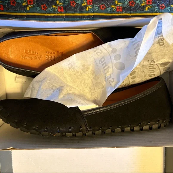 Spring Step L’Artiste Kathaleta Black suede loafers, size 9 - Picture 7 of 13